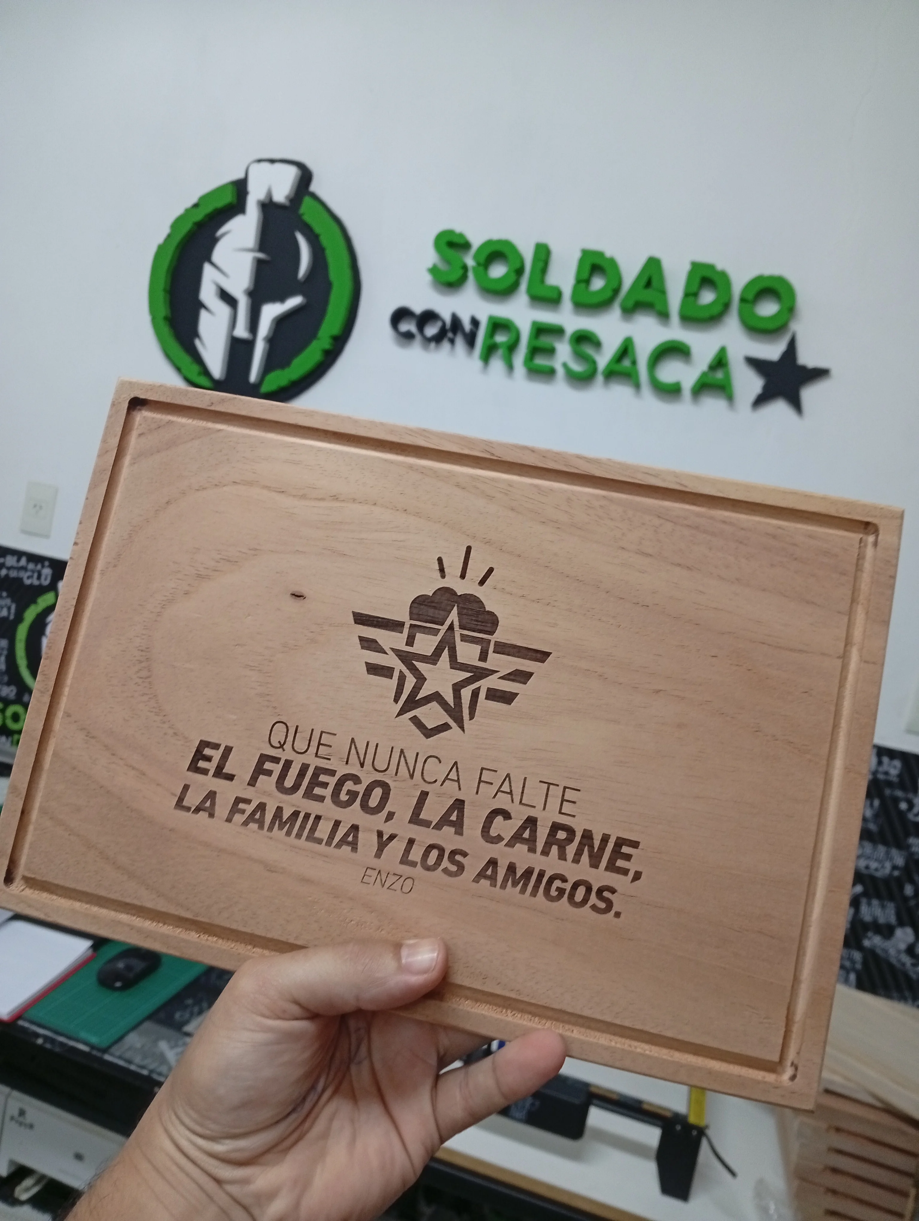 Tablas de picar grabadas